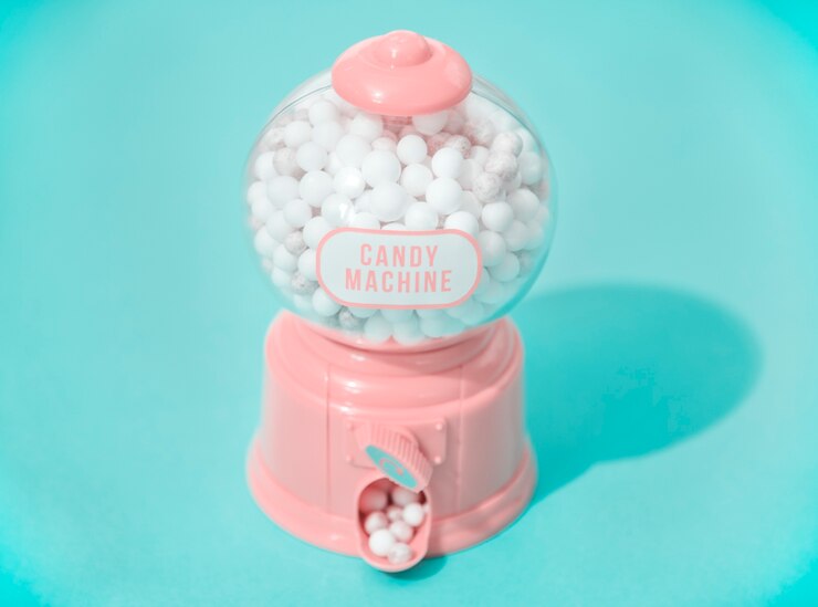 無料Photo カラフルで明るいキャンディーマシン
