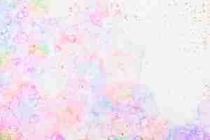 Free photo colorful bubble art pink background feminine style