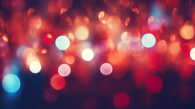 A colorful Christmas blurred background