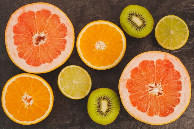 Colorful citrus composition