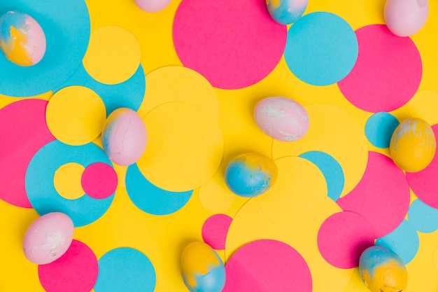 Free photo colorful easter background