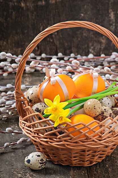 Colorful easter eggs 