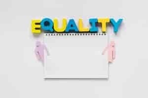 Free photo colorful equal rights symbol concept