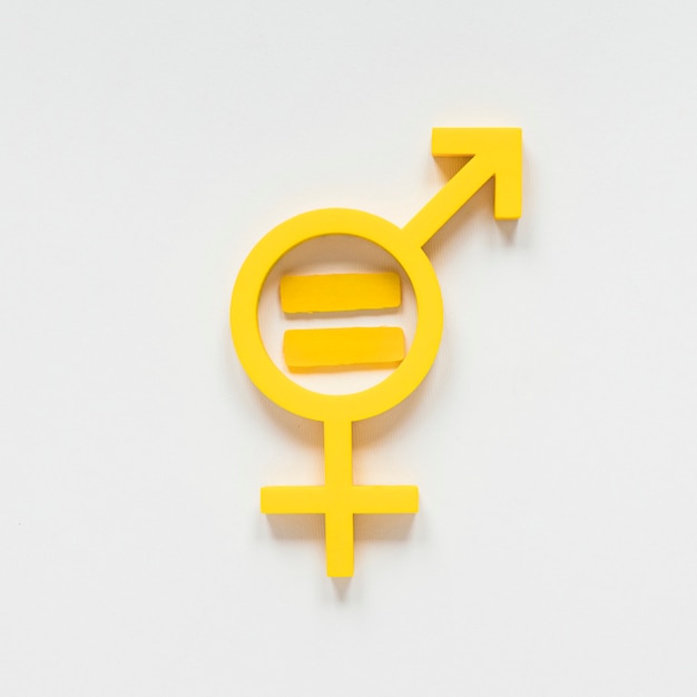 Colorful equal rights symbol concept