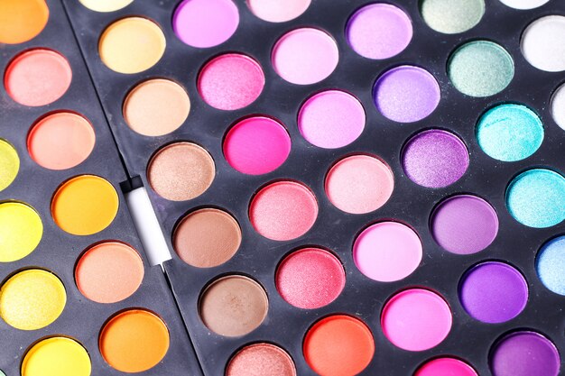 Colorful eyeshadows