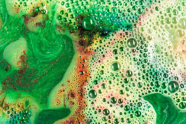 Free photo colorful foam texture