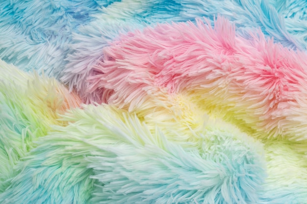Free photo colorful fur close up