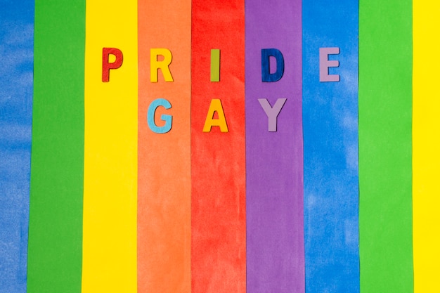 Красочная концепция радуги гей-парада