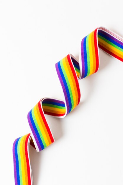 Colorful gay pride rainbow