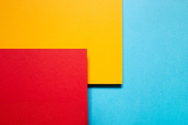 Colorful geometric cardboards