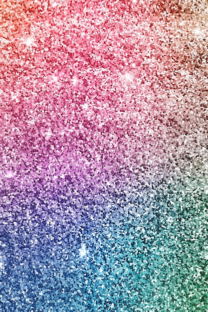 Colorful glittery rainbow background texture