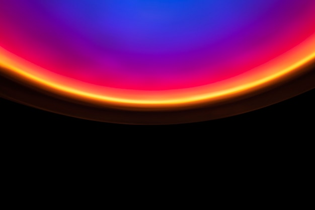 네온 led 빛으로 다채로운 그라데이션 배경