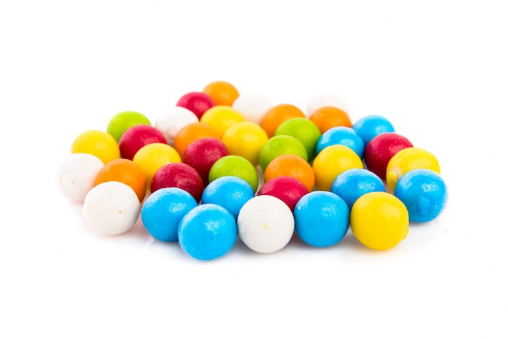 Free Photo colorful gumballs