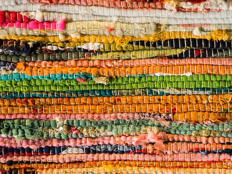 Free Photo colorful handmade material texture