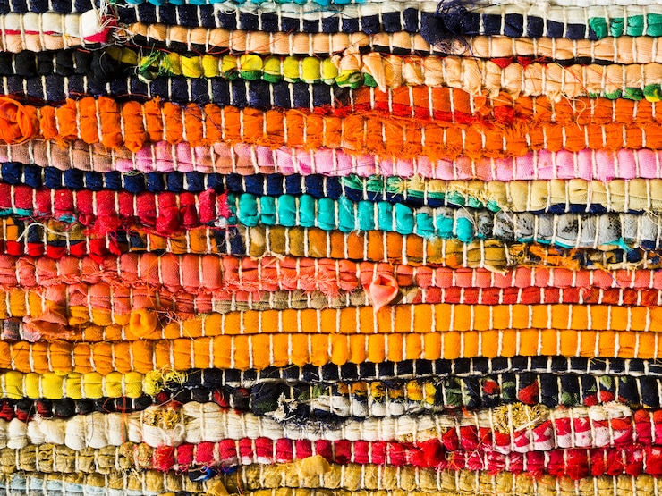 Free Photo colorful handmade textured surface