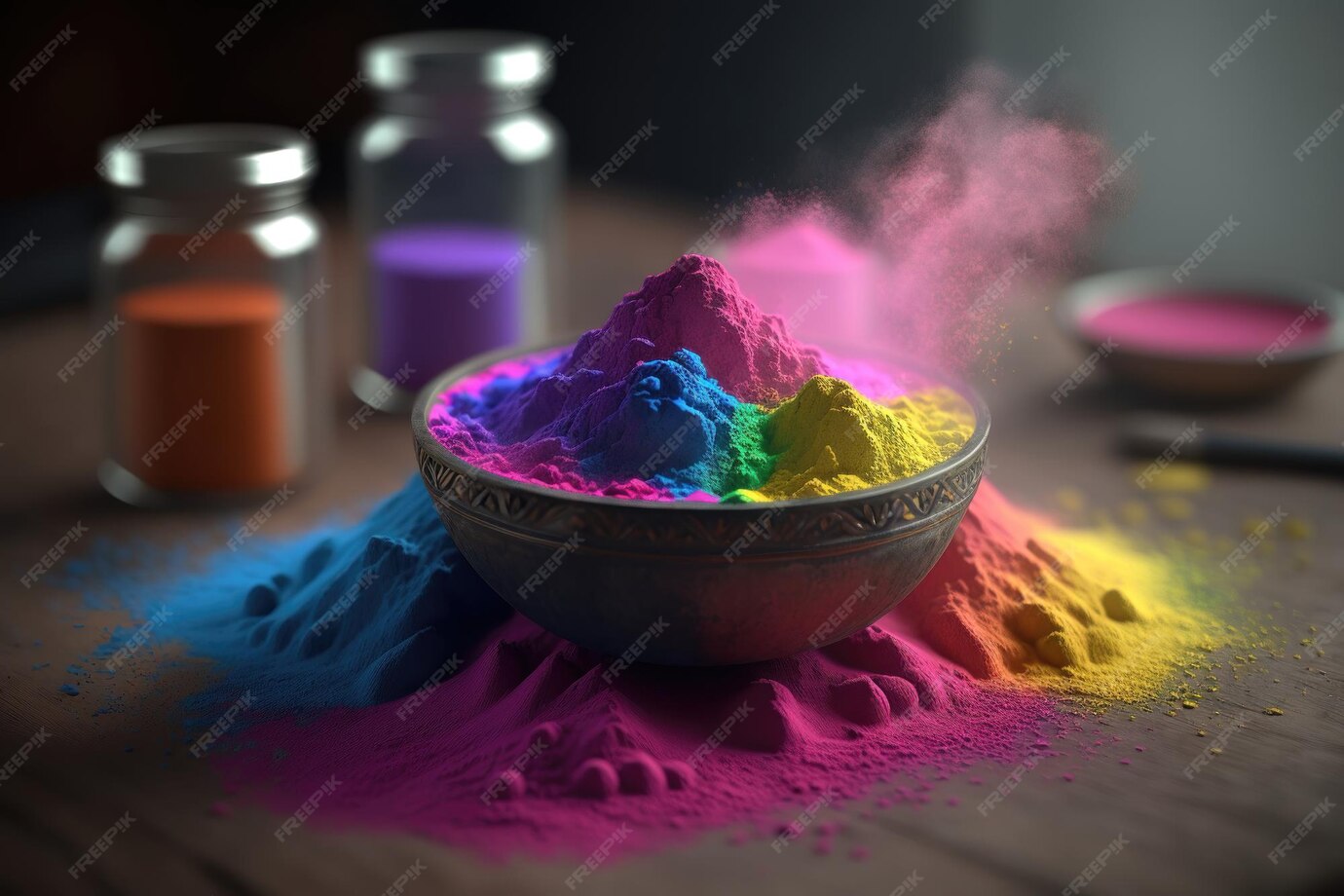 holi color music festival