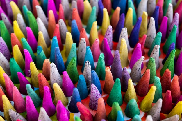 colorful incense