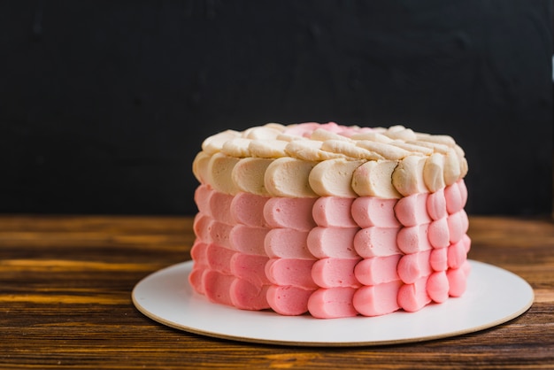 Colorful layer cake