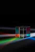 Free photo colorful light prisms effect