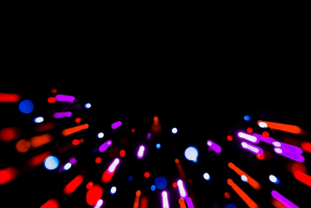 Colorful lights background with copyspace