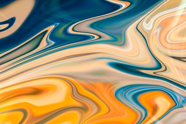 Free photo colorful liquid marble abstract background