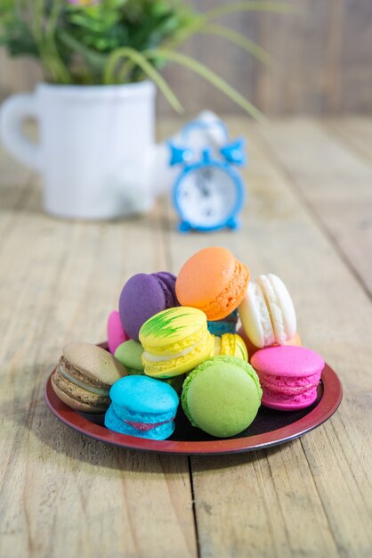 Colorful macarons