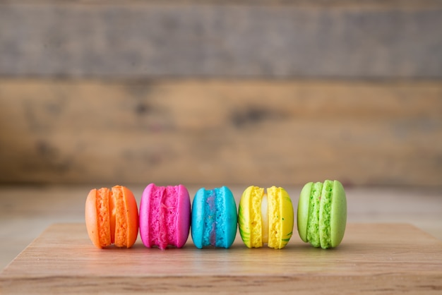 Colorful macarons