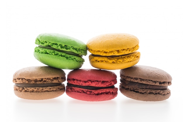 Free photo colorful macaroon