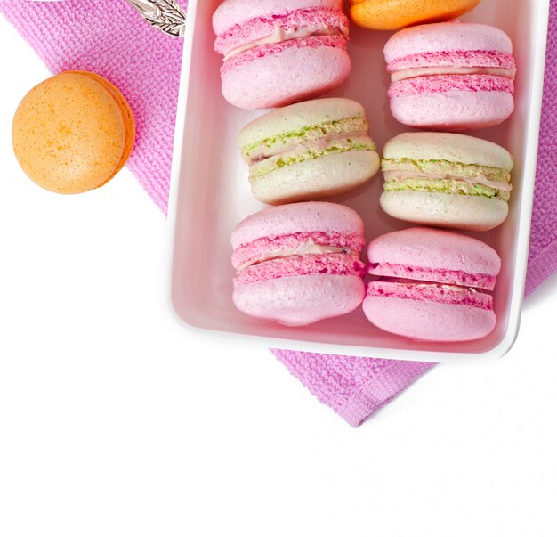 Colorful macaroons