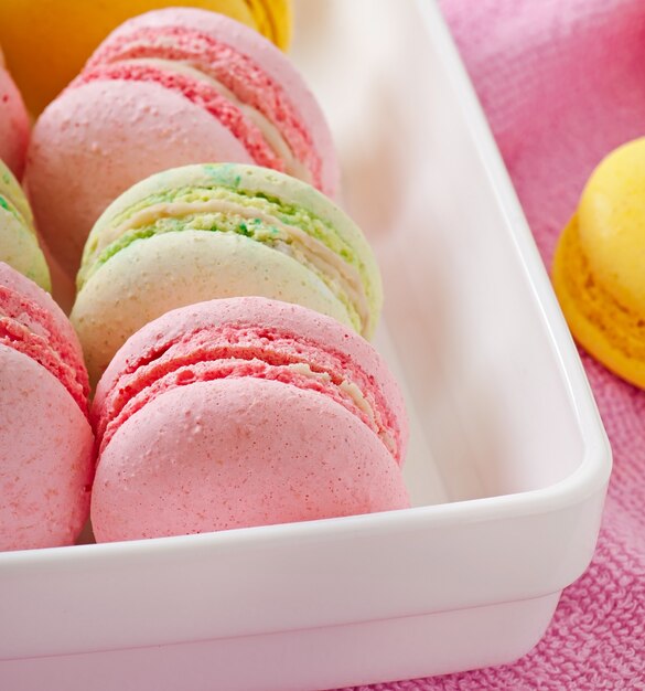 Colorful macaroons