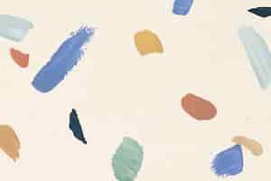 Free photo colorful paint brush pattern background