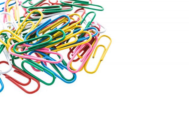 Colorful paper clip