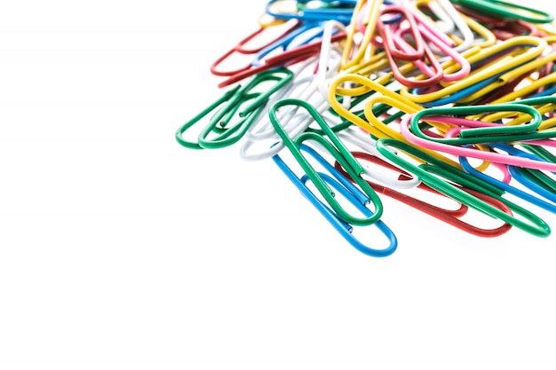 Colorful paper clip