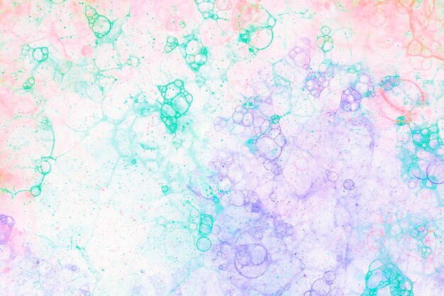 Красочные пастельные пузырь искусства на белом фоне абстрактный стиль