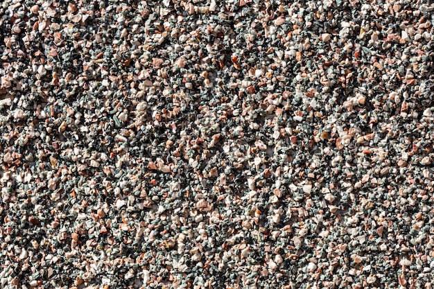 Colorful pebbles surface