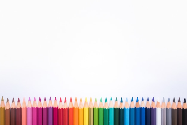 다채로운 연필 프레임