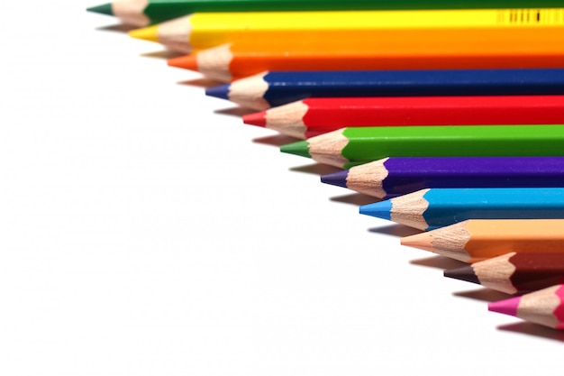 Free photo colorful pencils