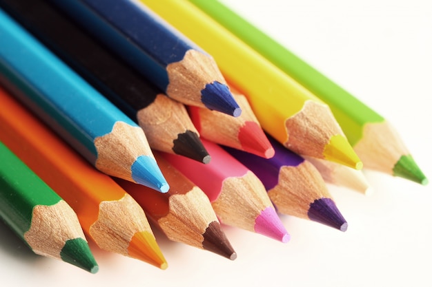 Free photo colorful pencils