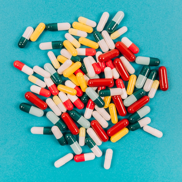 Colorful pills