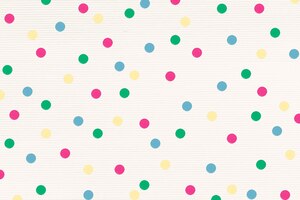 Free photo colorful polka dot patterned design resource