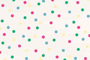 Free photo colorful polka dot patterned design resource