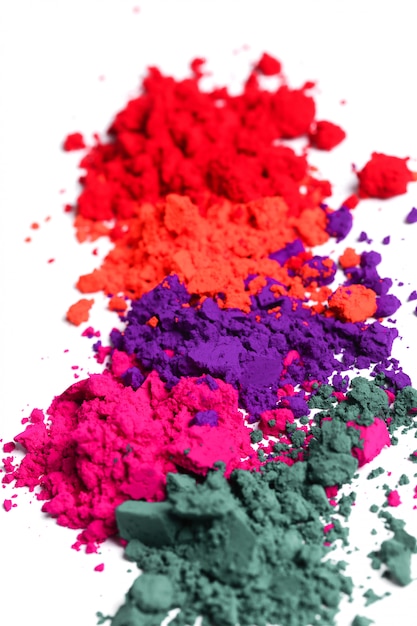 Free photo colorful powder, holi festival concept