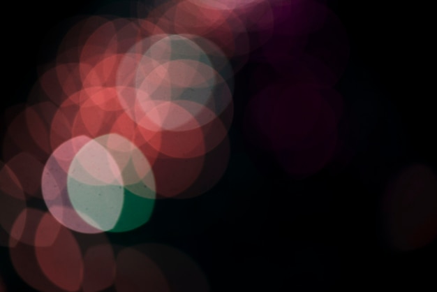 Colorful round lights background