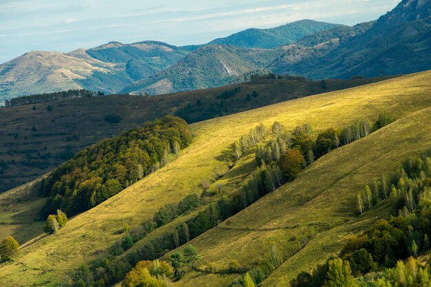 Красочный снимок долины Понор, Альба, горы Апусени, Карпаты