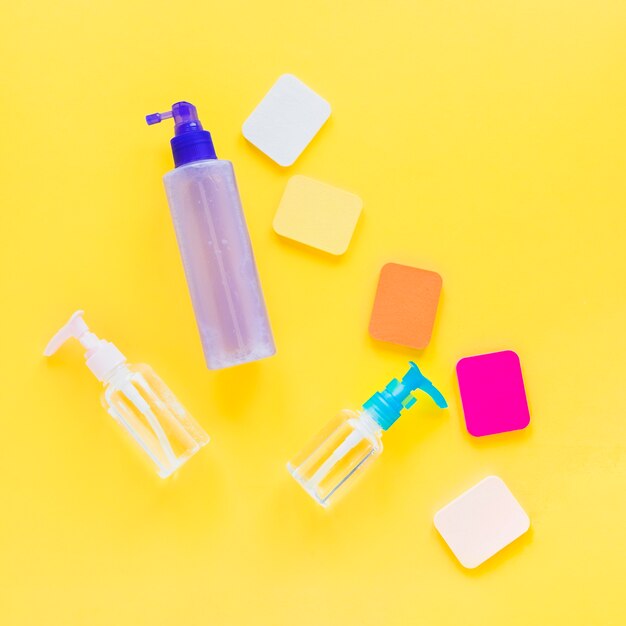 Colorful soap composition