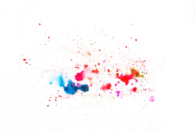 Colorful stains on paper