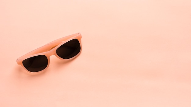 Colorful sunglasses with plastic frame