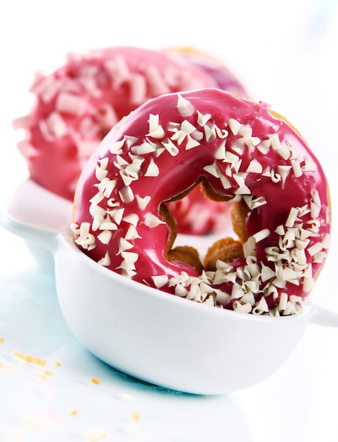 Colorful and tasty donuts