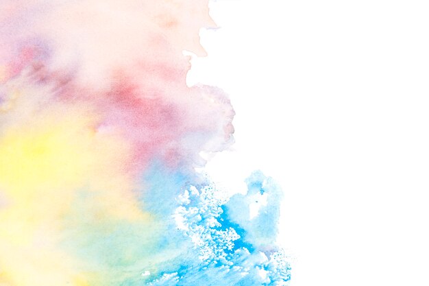 Colorful texture on white background