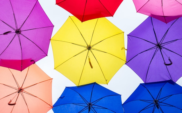 colorful umbrellas